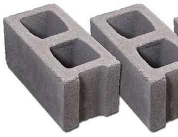 Grey Rectangular Polished Concrete Hollow Blocks, for Construction, Size : Standard
