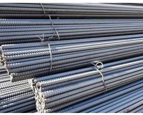 Grey Round Mild Steel Elegant TMT Bars, for Construction, Length : 12 Meter
