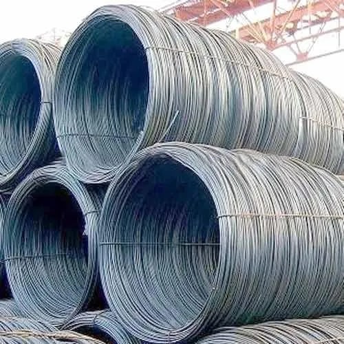 Grey Polished Mild Steel Wire Rods, for Industrial, Size : Standard