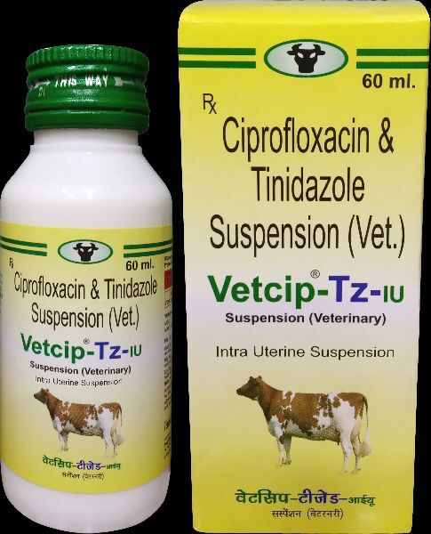 Ciprofloxacin and tinidazole Suspension syrup