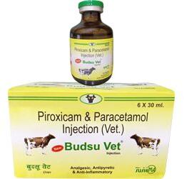 BUDSU VET Piroxicam and Paracetamol Injection