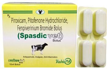 Piroxicam Pitofenone Hydrochloride Fenpiverinium Bromide bolus Tablet