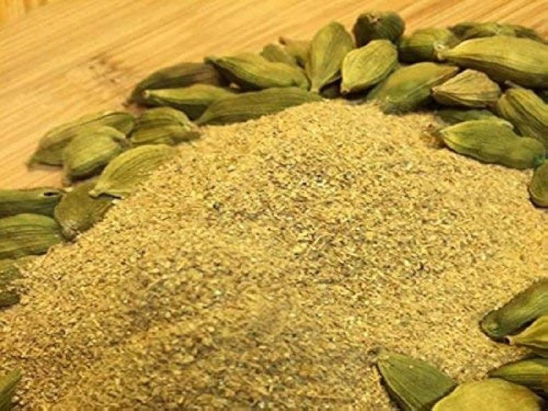 Natural Green Cardamom Powder, for Cooking Use, Spices, Packaging Type : Plastic Pouch
