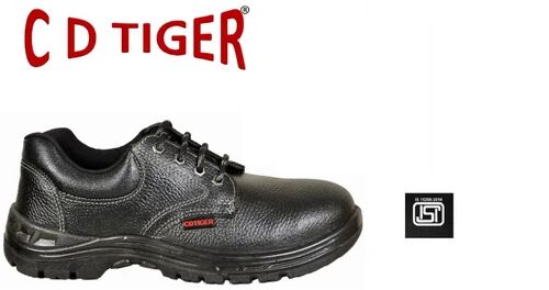 CD TIGER Black PU industrial safety shoes