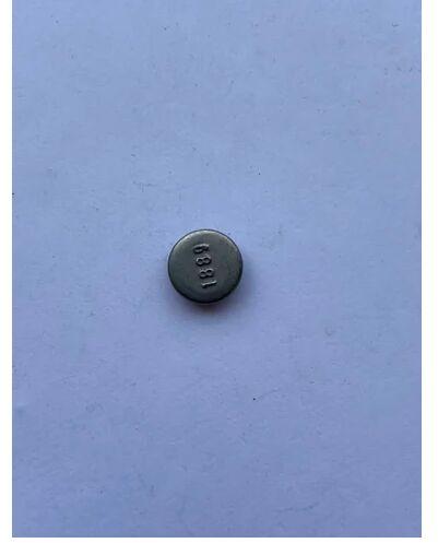 Mild Steel Metal Zinc Button, Size : 0.8 cm