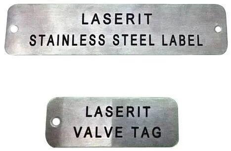 Stainless Steel Blank Cable Tag, Color : Customized