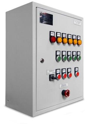 ADITHYA Mild Steel CRCA Plc Control Panel, Voltage : 110V, 220V