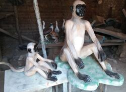 Fibre Glass Langur Statue