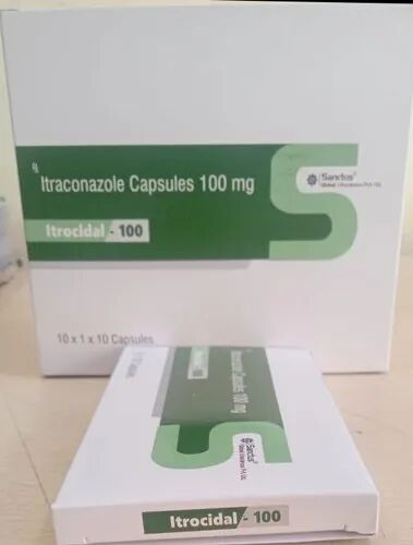 Itraconazole Capsule, Packaging Size : 10X1X10