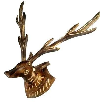 Decoration Wooden Deer Head