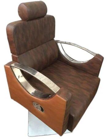 Dark Brown SS Leather Beauty Parlor Chair