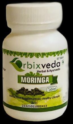 Orbixveda Herbal Moringa Tablets, Certification : FSSAI