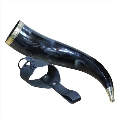 Drinking Horn Glass, Color : Black