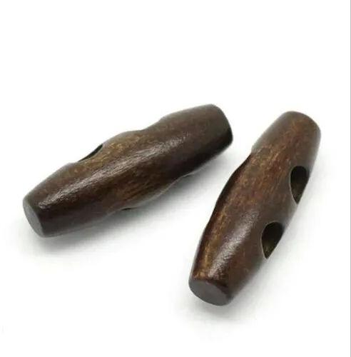Wood Garment Toggle Button, Packaging Type : Packet