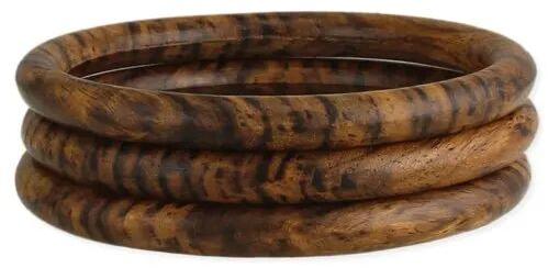 Round Wooden Ring, Color : Brown