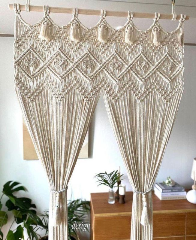 Cotton Macrame Curtain