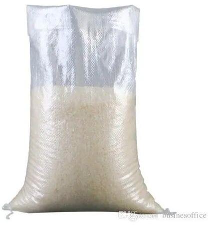 Plain Polypropylene Rice PP Bag, Color : White