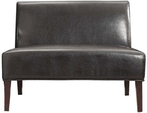 2 Seater Armless Leather Sofa