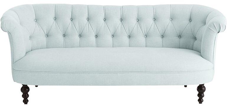 2 Seater Fabric Chesterfield Sofa