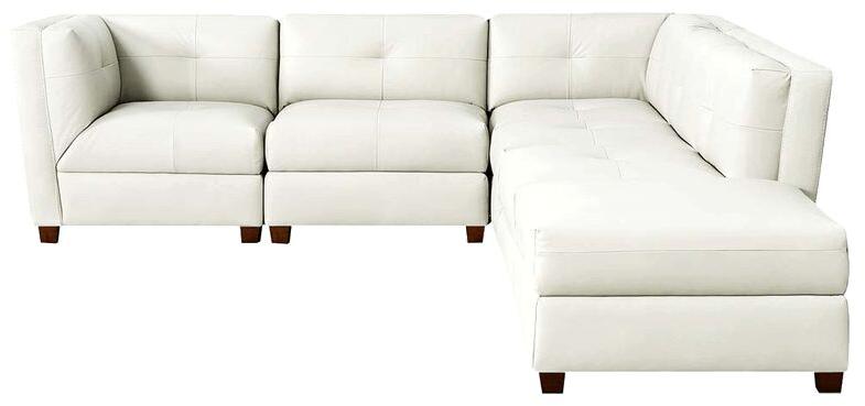 5 Seater L Shaped Leatherette Sectional Sofa
