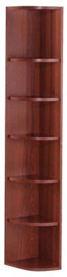 Corner Bookcase, Color : Brown