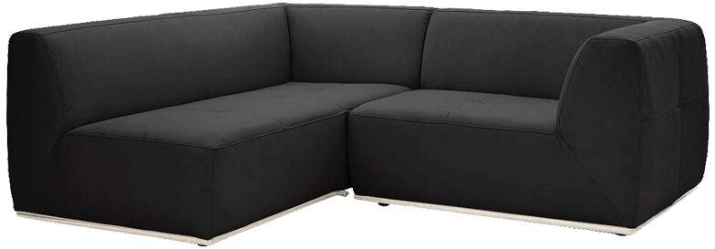 Leatherette 4 Seater Corner Sofa, Color : Grey