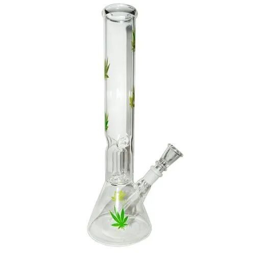 Glass Smoking Water Pipe, Size : 10 inch