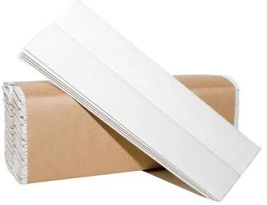 Plain Folded Paper Towel, Color : White