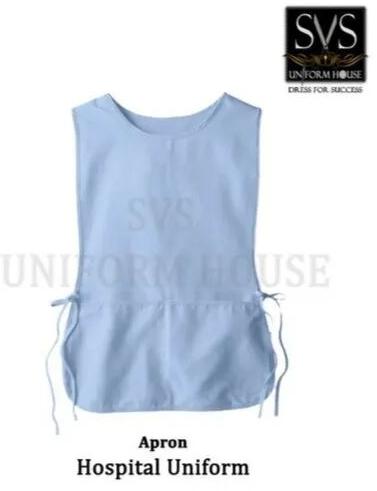 Sky Blue Hospital Apron