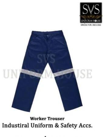 Navy Blue Svs Pv Suiting Industrial Worker Trouser