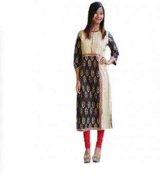 Artexdirect Designer Cotton Kurti, Sleeve Type : 3/4th Sleeve