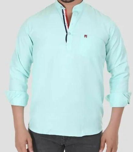 Embroidered Kurta Style Shirt, Occasion : Daily Wear