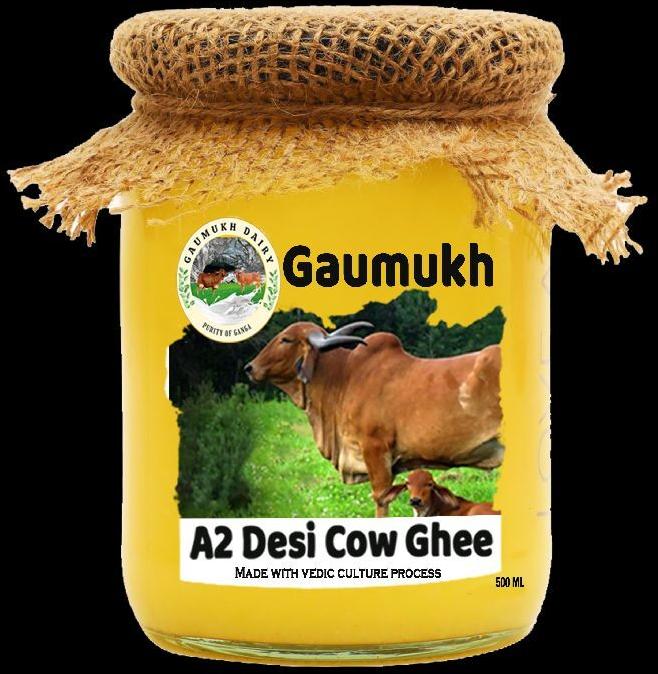 Gaumukh Gir Sahiwal Desi Cow Ghee, for Cooking, Worship, Certification : FSSAI