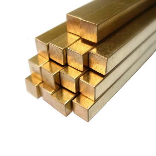 Golden Brass Square Rods, for Industrial Use