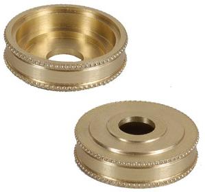 Round Brass Turned Check Ring, Color : Golden