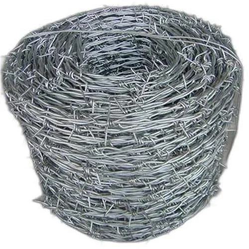 Silver Galvanized Barbed Wire, for Boundary Safety, Feature : Rust Proof