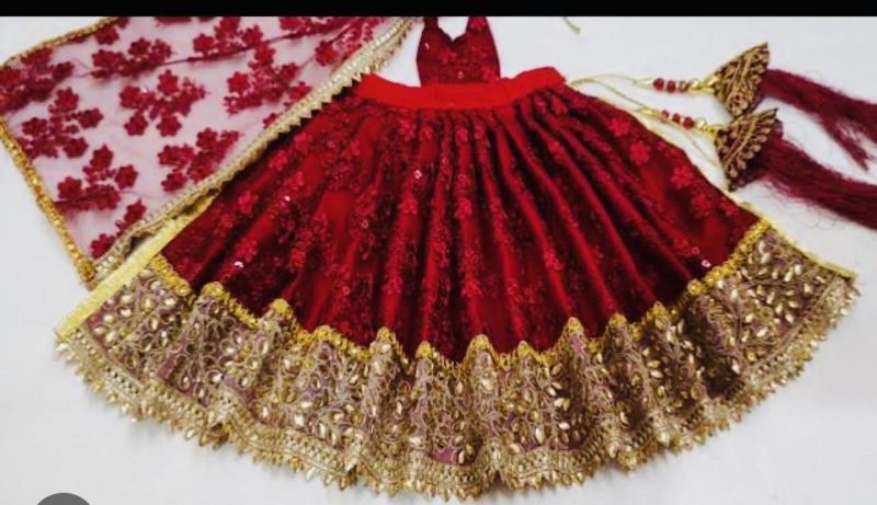 Designer Handwork Mata Rani Lehenga Patka