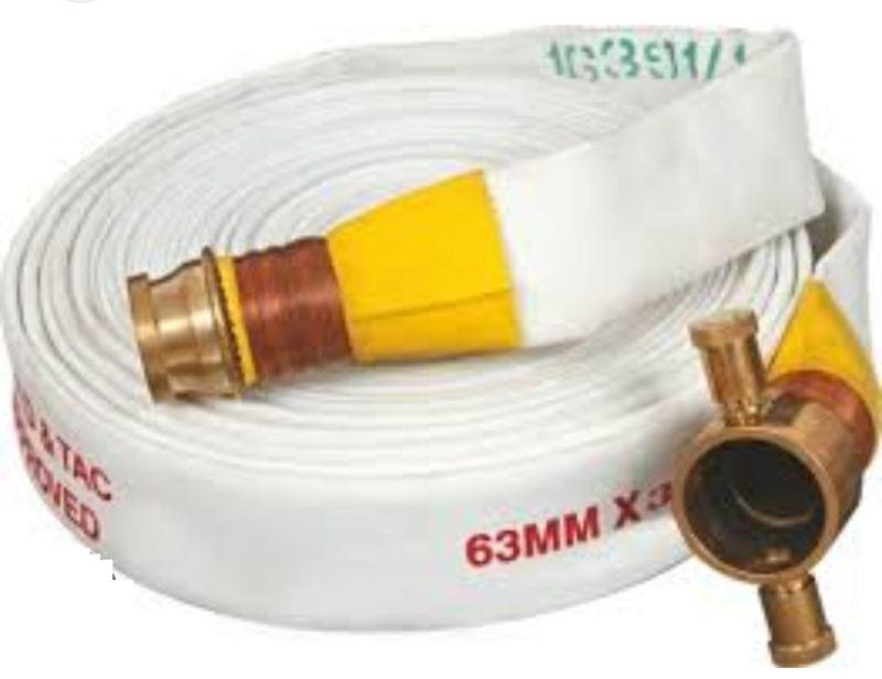 White High Canvas Fire Hose Pipe, for Water Supply, Style : Tube