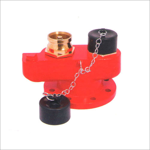 Red High Mild Steel Two Way Inlet Valve, for Industrial, Certification : ISI Certified
