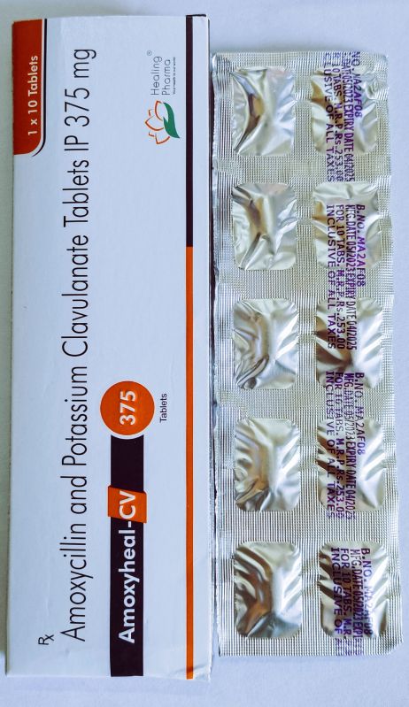 Amoxicillin potassium clavulanate 375, Shelf Life : 2 Years