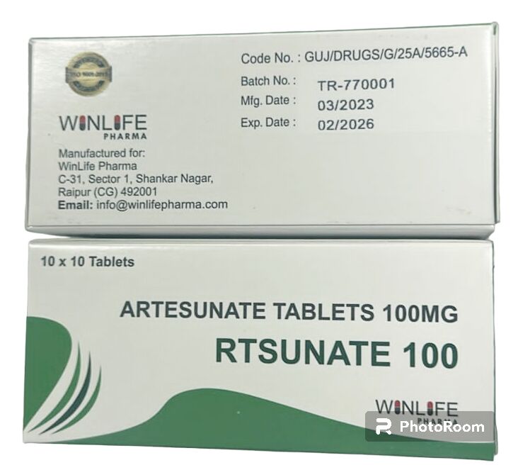 Artesunate tablets, for HEALTH, Shelf Life : 2 YEAR