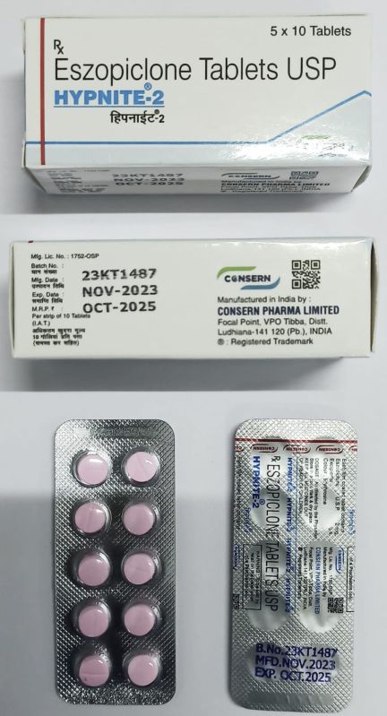 ESZOPICLONE TABLETS, for Personal, Hospital, Clinical, Grade Standard : Pharm Grade