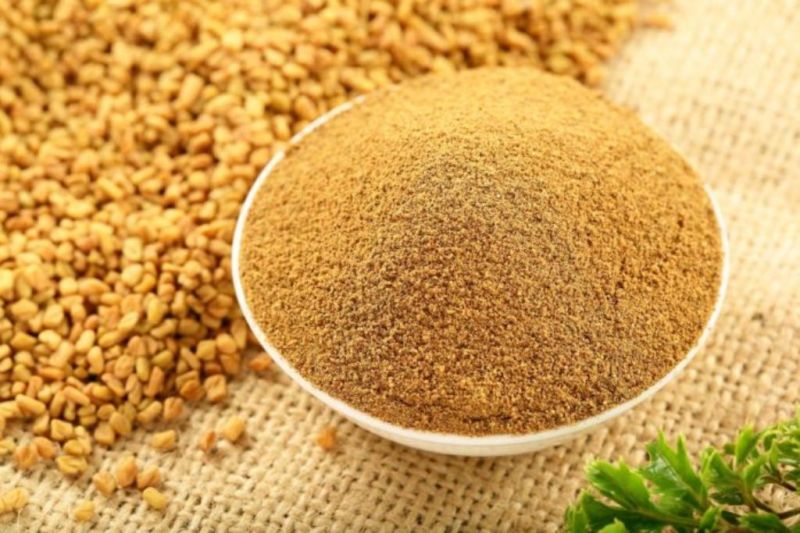 Common fenugreek powder, for Anti Gastric, Antidiabetic, Cooking, Feature : Added Preservatives, Dairy Free