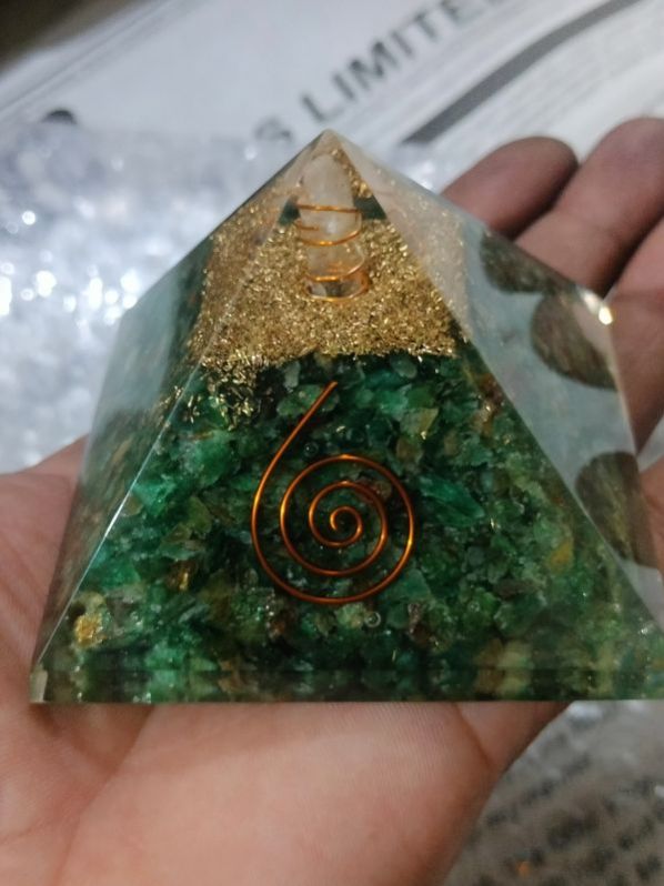 Green Aventurine Organ Pyramid