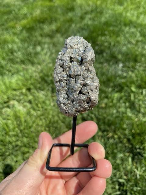 Pyrite Cluster With Stand