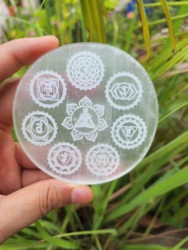 Selenite Carving Plate