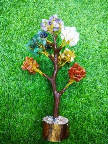 Seven Chakra Crystal Tree