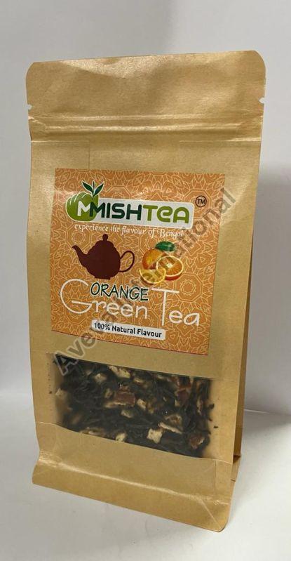 MMISHTEA Natural Orange Green Tea, Packaging Type : Tin Caddy, Stand-up Pouch, Mono Box, Gunny Bags