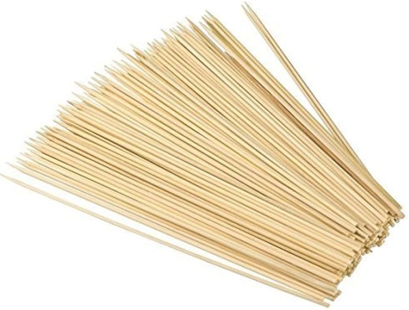 Creamy 100mm Wooden Barbeque Skewers, for Party, Event, Size : 4 Inch