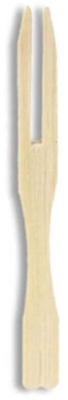 Creamy Plain 140mm Wooden Fruit Fork, for Wedding, Restaurant, Feature : Eco-friendly